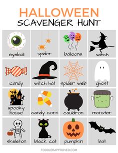 halloween scavenger hunt for kids