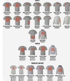 the different types of shirts that are available for men's and women's