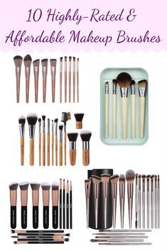 Best Affordable Makeup, Best Eye Makeup Brushes, Sigma Makeup Brushes, Inexpensive Makeup, Affordable Makeup Brushes, Beauty Myth, Essential Makeup Brushes, Cheap Makeup Brushes