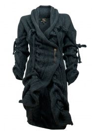 Vivienne Westwood. Minimalisticky Chic, Mode Tips, Apocalyptic Fashion, Chunky Knit Cardigan, Winter Mode, 가을 패션, Dark Fashion, Donna Karan