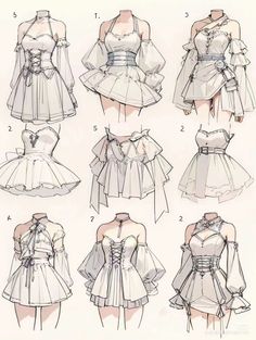 the instructions for how to wear a dress