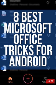 The Microsoft Office app brings Word, PowerPoint, and Excel, all under one roof. Here are the best tips and tricks to boost your Office productivity. #android #technolog #samsung #tech #mobile #google #smartphone #phone #electronics #gadgets #apps Microsoft Office Free, Office Productivity, Office Hacks, Office Tips, Computer Hacks, Drive App, Technology Hacks, Productivity Apps