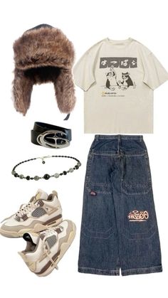 Jorts Outfit Idea Men, Cryptidcore Outfit, Jorts Outfit Idea, Outfit Idea Men, Skater Boy Outfits, Jorts Outfit, Baggy Outfit Ideas, Street Style Outfits Casual, Boys Fall Outfits