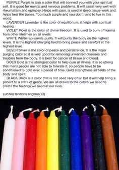 an article about different colored candles