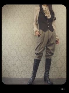 가을 패션, Fantasy Clothing, Steampunk Fashion, Mode Vintage, Larp