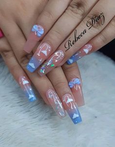 Summer Nails Coffin, Simple Toe Nails, Acrylic Nail Designs Coffin, Colors Nails, Easy Nails, Simple Gel Nails, Colored Acrylic Nails