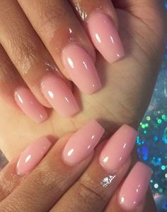 Pink Nail, Pretty Acrylic Nails, Short Acrylic Nails, Manicure E Pedicure, Gorgeous Nails, Cute Acrylic Nails, Nails On Fleek, Love Nails, Brown Skin