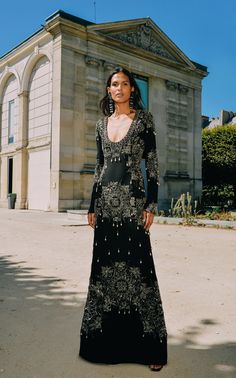 Silk Gown, Embroidered Silk, Alternative Fashion, Couture Fashion, Dress To Impress