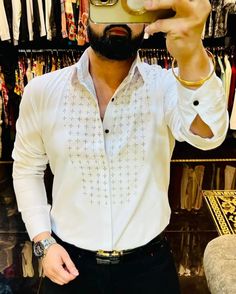 *BOTTEGA VENETTA STONE DESIGNER SHIRT 👔 IMPORTED LYCRA WITH PREMIUM BRANDED POLY PACKING 🔥🤩* STONE WORK 🪨 IMPORTED SUPER PREMIUM SHIRT NOW AVAILABLE ON DEMAND FULL SLEEVE 🤩🔥 *PRICE:- 1300 free shipping* • *FABRIC:- 🤩💯 STRECHABLE SHIRT AND SUPER BRAND FITTING* *WITH BRAND POLLY PACKING* Size Chart 👇🏻 M 38 L 40 XL 42 XXL 44 ✔️BRAND SIZE Shirts Pattern, Work Shirt, Stone Work, Premium Brands, Work Shirts, Shirt Pattern, Full Sleeve, On Demand, Casual Shirts