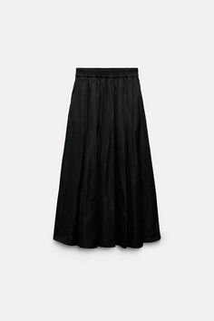 FULL MIDI SKIRT ZW COLLECTION Rok Midi, Zara Midi Skirt, Full Midi Skirt, Waistcoat Dress, Skirts Midi High Waisted, Zara Skirts, Cardigan Sweater Jacket, Zara Woman, Knitwear Cardigan