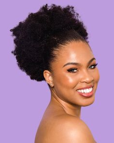 Coily Afro, 4c Afro, Puff Ponytail, Hair 4c, Hair Puff, Drawstring Ponytail, Afro Puff, 4c Hair, Remy Hair Extensions