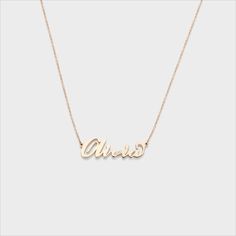 Spell it out in solid 14k gold with our new 90's-inspired nameplate necklace! Nameplate Necklace, 90s Inspired, Name Necklace, Name Plate, Gold Necklace, Rose Gold, Chain, Yellow, Gold