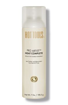 What it is: Hot Tools Pro Artist Heat Complete Proactive Flexible Hairspray is an ultra-fine 48 hour hold flexible heat protectant hairspray.What it does: This Heat Protectant Flexible Hairspray sets, finishes and helps protect from thermal heat damage.How to use: Shake the hairspray well. Spray 8–10 inches from dry hair and allow to set.Features and benefits:- Defends hair from heat damage up to 455°F and delivers UV Protection- Antioxidant Complex with green tea and rice water enhances shine f Good Heat Protectant, Flexible Hairspray, Thermal Heat, This Heat, Heat Protectant, Rice Water, Hot Hair Styles, Hot Tools, Heat Damage