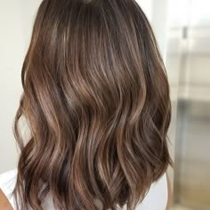 Mocha Babylights, Mocha Blonde Balayage, Mocha Hair Color With Highlights, Caramel Babylights, Mocha Balayage, Organic Hair Salon, Mocha Color Hair, Long Hair Highlights, Mocha Hair