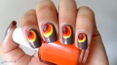 70's nail art | 70's inspired nail art 70s Nails, Leopard Nails, 70s Inspired, Creative Nails, Wedding Hair, Hair And Nails, Wedding Hairstyles, Nail Designs, Nail Art