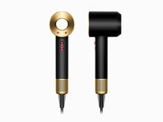 Dyson Supersonic™ Hair Dryer Onyx Black/Gold | Dyson Dyson Air Wrap, Air Wrap, Dyson Hair, Dyson Hair Dryer, Dyson Supersonic, Heat Damage, Hair Tools, Hair Dryer, Black And Gold