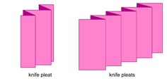 six pink boxes are arranged in the same row