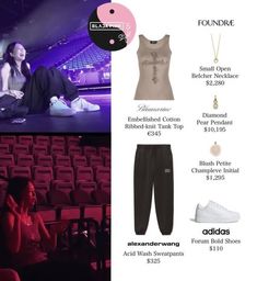 Jennie Stage, Kpop Dance Practice Outfits, Beaded Necklace Outfit, Outfits Dr, Jennie Solo, Kpop Fits, Kdrama Fashion