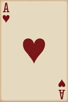 playing cards with hearts on them