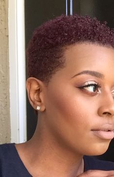 Big Chop Natural Hair, Tapered Afro, Natural Hair Twa, Short Afro Hairstyles, Short Natural Haircuts, Finger Coils, Twa Hairstyles, Natural Hair Salons, Tapered Natural Hair