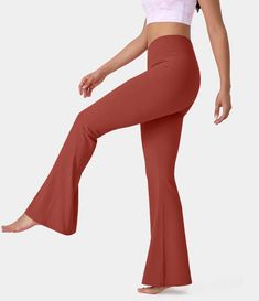 Crossover High Waisted Back Pocket Super Flare Leggings Xmas Wishlist, Winter Guard, Boot Cut Leggings, Flare Legging, Pink Yoga Pants, Rooibos Tea, Pilates Yoga, Leggings With Pockets, Denim Pocket