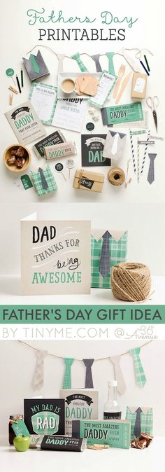 father's day gift ideas for him and his son on the same sheet of paper