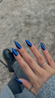 Light Blue Nails, Wow Nails, Airbrush Nails, Blue Nail, Prom Nails, Opi Nails, Blue Nails, Trendy Nails