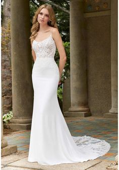 |Blu-by-Mori-Lee-Diane-Wedding-Dress Mori Lee Wedding Dress, Flare Gown, Dress Gallery, Mori Lee, Maggie Sottero, Romantic Lace, Bridal Wedding Dresses, Sleek Fashion