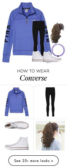 "I Love This Outfit!" by flowers8989 on Polyvore featuring Victoria's Secret PINK, Joseph and Converse Winter Sneakers Outfit, Victoria Secrets Pink, Converse Outfits, Pink Outfits Victoria Secret, Tumblr Outfits, Outfits With Converse, Cute Outfits For School, Lazy Outfits, School Looks