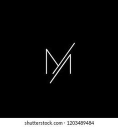 the letter m is made up of thin lines