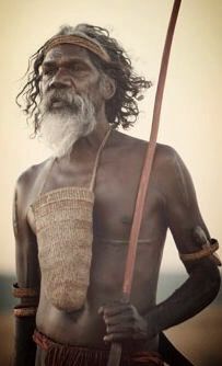 an old man with long white hair holding a stick