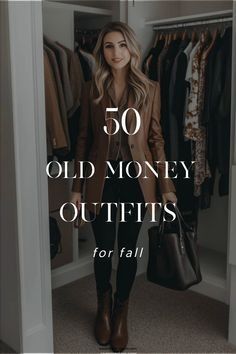 Old Rich Aesthetic Outfits Fall, Classic Mom Style Outfits, Mom Classic Outfits, Travel Outfit Elegant, Old Money Black Jeans Outfit, Old Money Day Outfit, Fall Outfit Old Money, Old Money Womens Outfits, Old Money Outfits Woman Fall