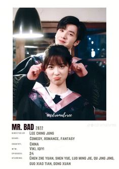 the poster for mr bad and his girlfriend