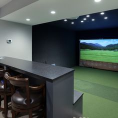 75 Basement Game Room with a Home Theater Ideas You'll Love - January, 2025 | Houzz