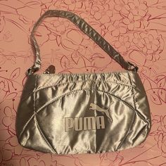 Puma Metallic Purse . Measures 10” X 6”. New Without Tags Metallic Purse, Cute Bag, Shoulder Bags, Bag Lady, Purse, Size 10, Shoulder Bag, Tags, 10 Things