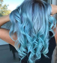 Mint Green Balayage Hair Color 2017, Blue Hair Color, Color Hairstyles, Super Hair, Trendy Hair Color, Hair Color Blue, Hair Shades, Ombre Hair Color