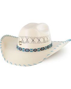 Charlie 1 Horse Girls' Apache Straw Hat, Natural Kids Cowboy Hats, Cowboy Hat Styles, Cute Cowgirl Outfits, Womens Beach Hat, Perfect Beach Bag, Country Hats, Straw Cowboy Hat, Beaded Hat, Estilo Country