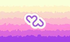 a purple and pink background with the letter s on it's left hand side