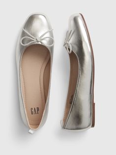 Ballet Flats | Gap Tek Shoes Ballet Flats, Ballet Flats For Dance, Repetto Ballet Flats Repetto, Silver Ballet Flats Outfit, Ballet Flats Aesthetic, August Collage, Cheap Ballet Flats, Ballerina Flats Outfit, Pink Gardens