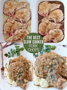 the best slow cooker pork chops