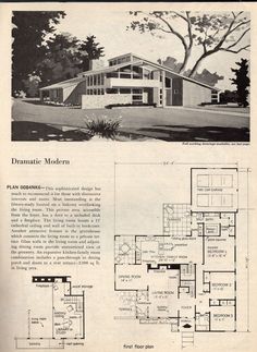 an old house is featured in the catalog for its new home, and it's plans