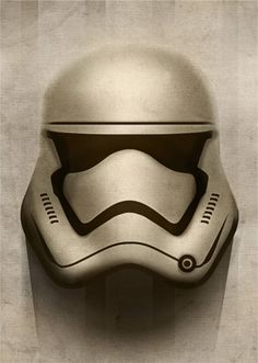 a star wars helmet mounted to the side of a wall