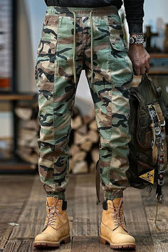 Elevate your style with our utility premium cargo for any event this season! Retro Pants, Camo Jacket, Urban Jungle, Christmas 2024, The Urban, Slim Waist, Cargo Pants, Camouflage, Mens Pants