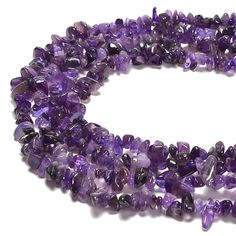 PRICES MAY VARY. Size : Approx 7-8mm Amethyst Chips- 
 Q&A: 
 1. About how many beads are on a strand? 
 A.7-8mm Amethyst Chips-250pcs/strand; (approx 34 inches) 
 2.Why the Gemstone Beads I received is larger / smaller? 
 A: Since the size above is measured by hand, the size of the actual item you received could be slight different from the size above. 
 All stone beads are unique and genuine ,Size may be a little different from the one shown in the picture. 
 3.Why the color of the Gemstone I Cute Wedding Ideas, Amethyst Gemstone, Beads Jewelry, Sewing Stores, Diy Handmade, Jewelry Making Beads, Loose Beads, Stone Beads, Handmade Crafts