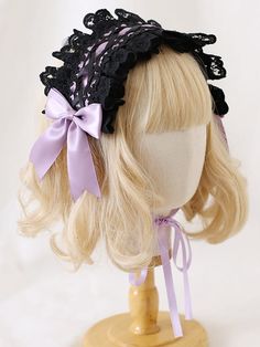 The price is for a hairband only, others are not included. Black Matching Headband Hair Accessory, Elegant Black Headband As A Gift, Elegant Black Headband As Gift, Cute Party Headpieces, Adjustable Black Ribbon Headband, Black Adjustable Headband, Adjustable Black Headband As Gift, Adjustable Black Headband Gift, Adjustable Black Headpiece