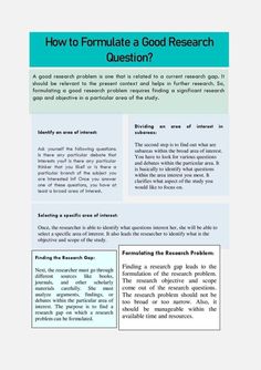 an article on how to format a good research paper