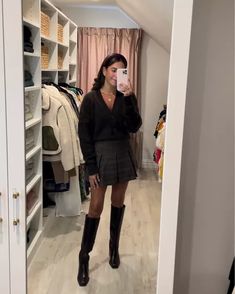 SimplicatedSteph on LTK Pleaded Skirt Fall Outfits, Pleated Skirt Fall Outfit, Grey Pleated Skirt Outfit, Pleaded Skirts, Mini Skirt Outfit Fall, Pleated Mini Skirt Outfit, Pleated Skirt Fall, Fall Mini Skirt, Pleaded Skirt