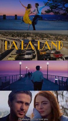 the movie poster for la la land