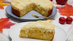 a piece of cake sitting on top of a white plate