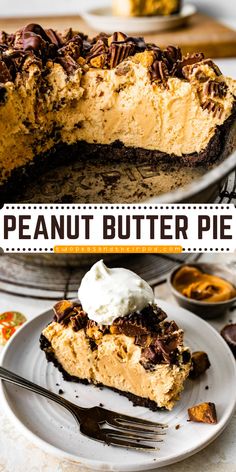 The pie is sweet, salty, and satisfyingly decadent, with a rich silky peanut butter filling that's balanced by the deep, chocolaty crunch of the Oreo crust. Peanut butter lovers will LOVE this dreamy dessert! Peanut Butter Oreo Pie, Peanut Butter Pie Pioneer Woman, Oreo Pie Crust Recipe, Oreo Peanut Butter Pie, Peanut Desserts, Peanut Butter Chocolate Pie, Easy Peanut Butter Pie, Oreo Pie Crust, Whole Food Desserts